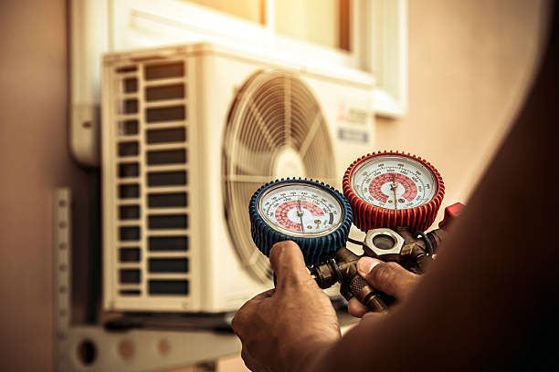 Professional Hvac Maintenance technician working in Wilton, CT